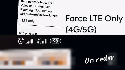 How To Enable 4G/ LTE Only Mode On Any Android#shorts#4GLte