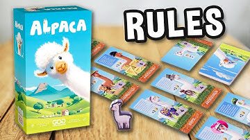 Hoe speel je het spel ALPACA (officiële regels, instructies en gameplay) | Spielregeln TV x Game ...