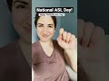 Do you know what TODAY is?! April 15 is National ASL Day! Beginner ASL Discount