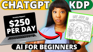 How to Use ChatGPT To Sell on Amazon KDP (AI for Beginners)