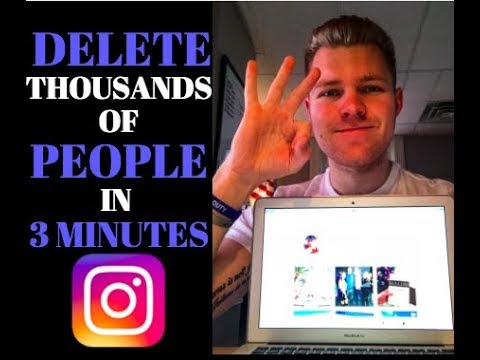 How To Unfollow Everyone On Instagram In 3 Minutes - YouTube