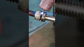 Nut tucking idea #welding #tigwelding #welder #tig #diy #welding #art #metalwork #fyp #creative #art