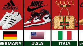 The Countries Behind the World’s Biggest Fashion Brands 🌍