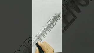 8th (part-2) calligraphy art /COMPARING/ shorts art artist viral