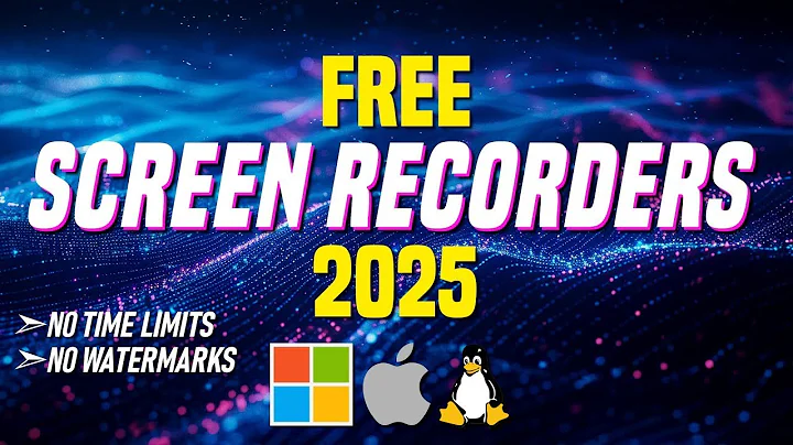 Top 5 Best FREE SCREEN RECORDING Software 2025