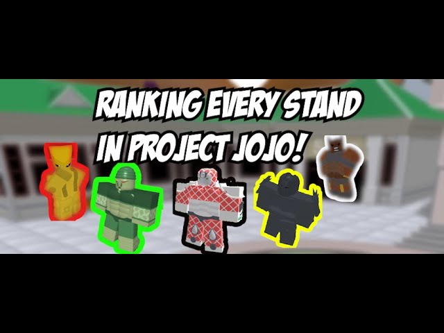 Project Jojo Ranking Every Stand Youtube - roblox project jojo all stands