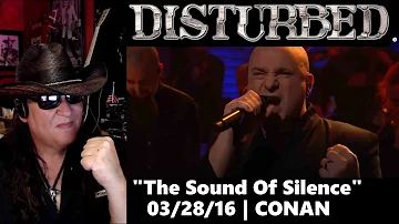 AMAZING!!! Disturbed "The Sound Of Silence" 03/28/16 | CONAN on TBS REACTION #disturbed