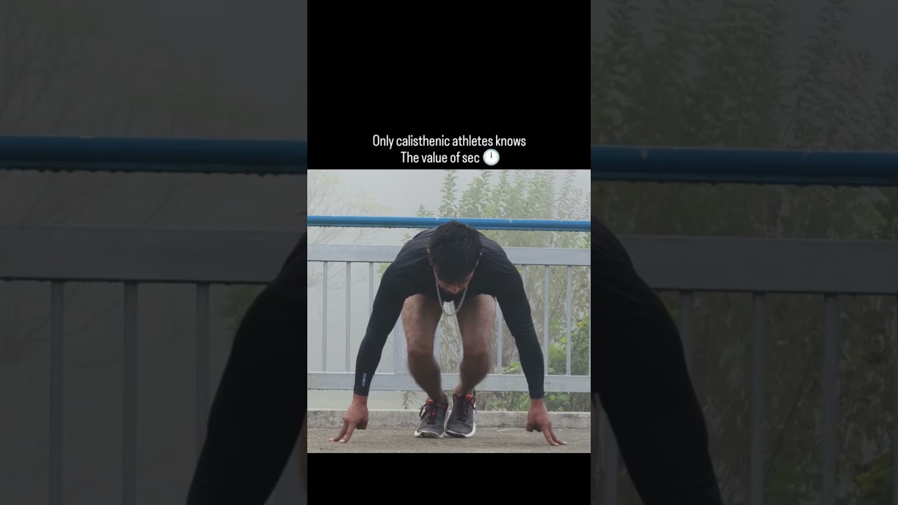 Trying two finger stand 