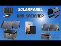 Solarpanel und speicher