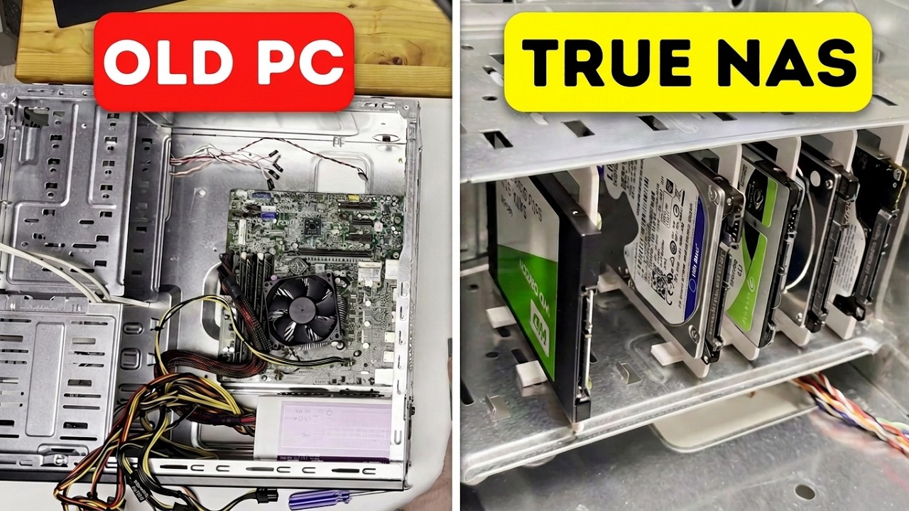 Building a TrueNAS Server From Junk Drawer Parts