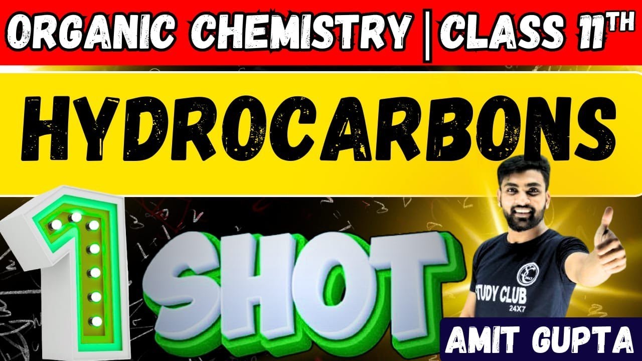 One Shot Hydrocarbons Class 11 | Hydrocarbons Chemistry Class 11 One ...