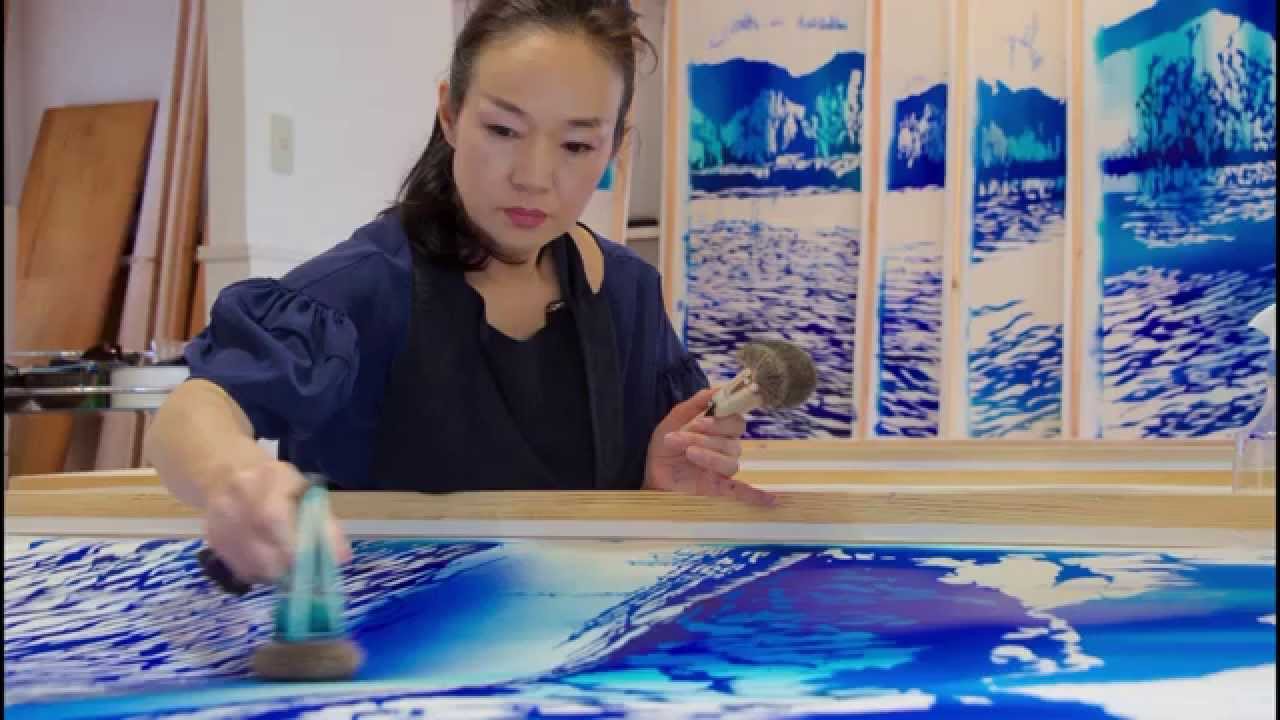 鳥羽美花 禅を染める 京都建仁寺 Youtube
