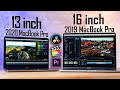 2020 13" MacBook Pro vs 16" - Video Editing Comparison!