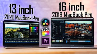 Is the 13" macbook pro fast enough for video editing in premiere, fcx,
and resolve or should you buy 16 inch? first 1000 people to click link
wil...