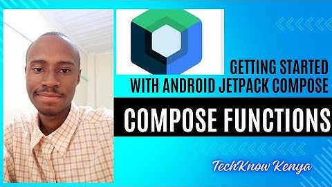 Android Studio Jetpack Compose Tutorial 1 - Getting  started with Composable Functions