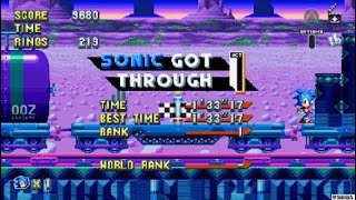 Sonic Mania Plus Encore Mirage Saloon Act 1 Speedrun 133.17 Sonic