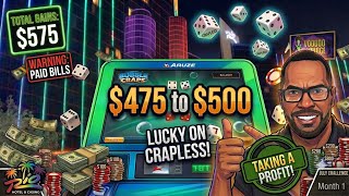 Is Crapless Craps 🎲 Worth the Risk? | $475 to $500 Session Win at The Rio