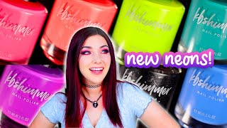 New Neons Kbshimmer Mix It Up Nail Polish Collection Swatch Review Kelli Marissa