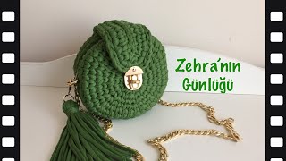 Kapaklı Makaron Çanta Yapımı - Kolay Makaron Çanta Yapımı