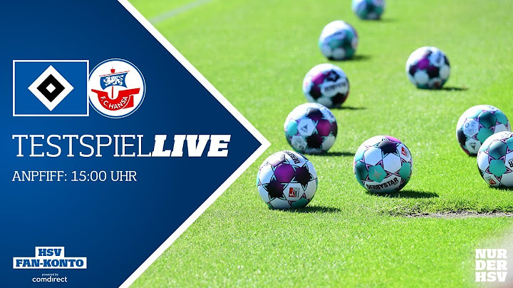 RE-LIVE: Testspiel I Hamburger SV vs. FC Hansa Rostock