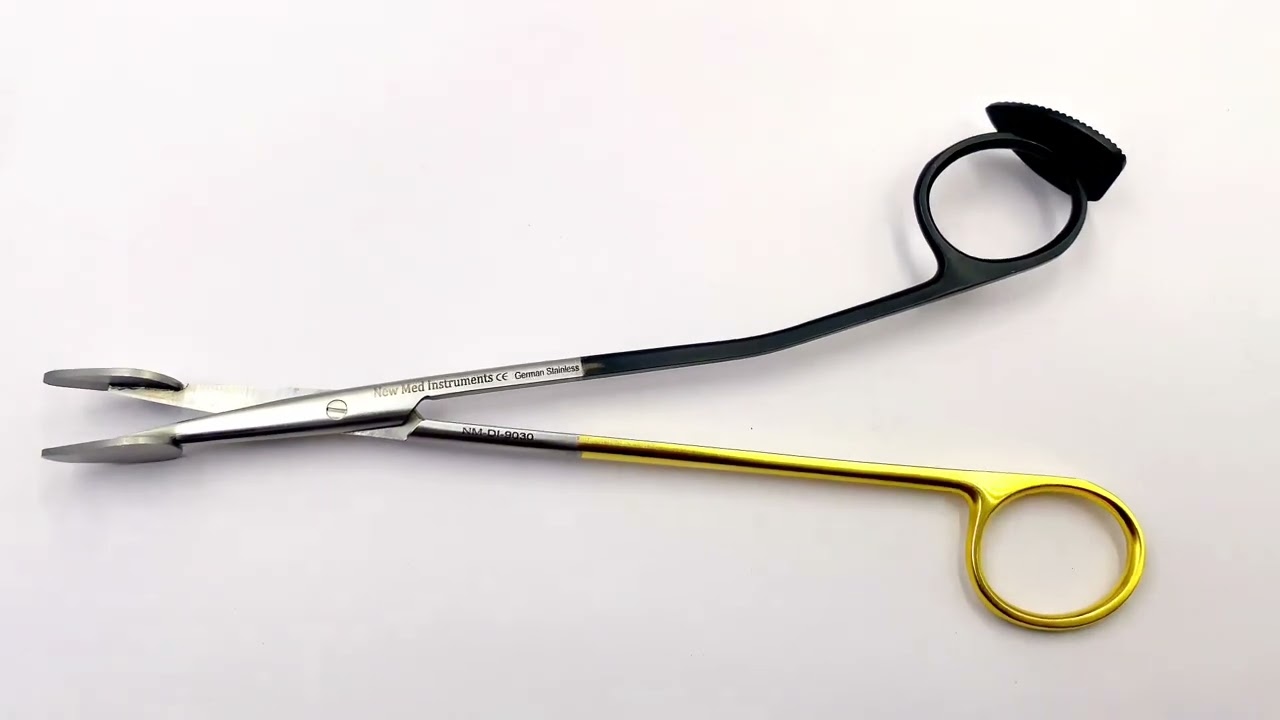 トレプサットのヘラ状先端解剖鋏 | New Med Instruments