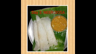 7 days 7 dosa Day 2: neer dosa in tamil| rice flour dosa