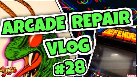 Arcade Repair Vlog #28: Centipede and Defender
