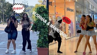 Bushman and Mannequin Funniest Prank 😁 Epic Reactions in Italy 🇮🇹