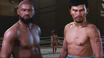 Floyd Mayweather vs Manny Pacquiao FULL FIGHT | Undisputed Boxing Game AI Simulation (CPU vs CPU)