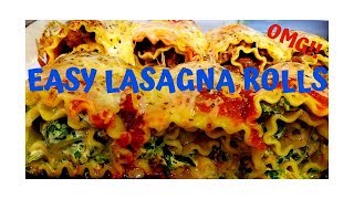 How to make Spinach Lasagna Rolls