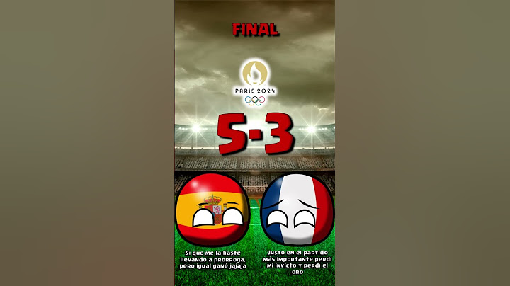 FINAL |  ESPAÑA vs FRANCIA| JUEGOS OLIMPICOS 2024 countryballs