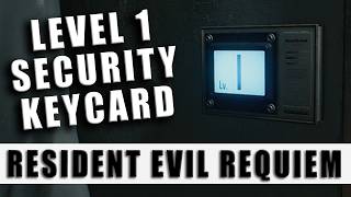Level 1 Keycard Resident Evil Requiem - Level 1 Security Door Keycard Resident Evil 9