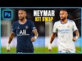 Neymar Kit Swap | Jersey Swap | Photoshop Tutorial