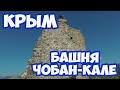 КРЫМ 2020. БАШНЯ ЧОБАН-КАЛЕ КРЫМ. СТОРОЖЕВАЯ БАШНЯ ЧОБАН-КАЛЕ МОРСКОЕ КРЫМ. КЕМПИНГ ВОЗЛЕ ЧОБАН-КАЛЕ