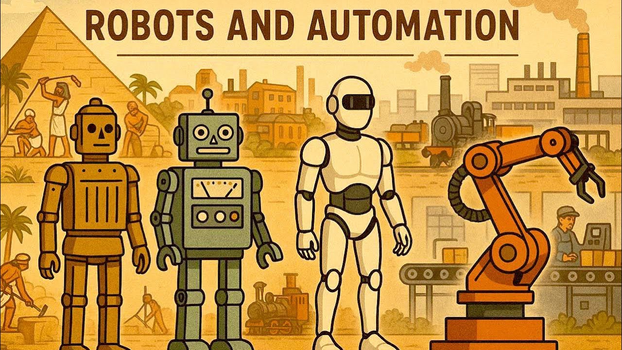Historia De Los Robots - History Chanel #robots #automatizacion #revolucionindustrial