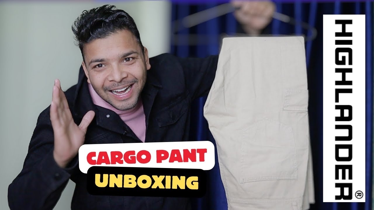 Highlander Cargo Pants/Joggers | Unboxing for men | Six Pockets Joggers | Jeans  Cargo Pants for men - YouTube