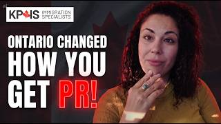 Ontario Just Changed How You Get PR: New OINP System Explained