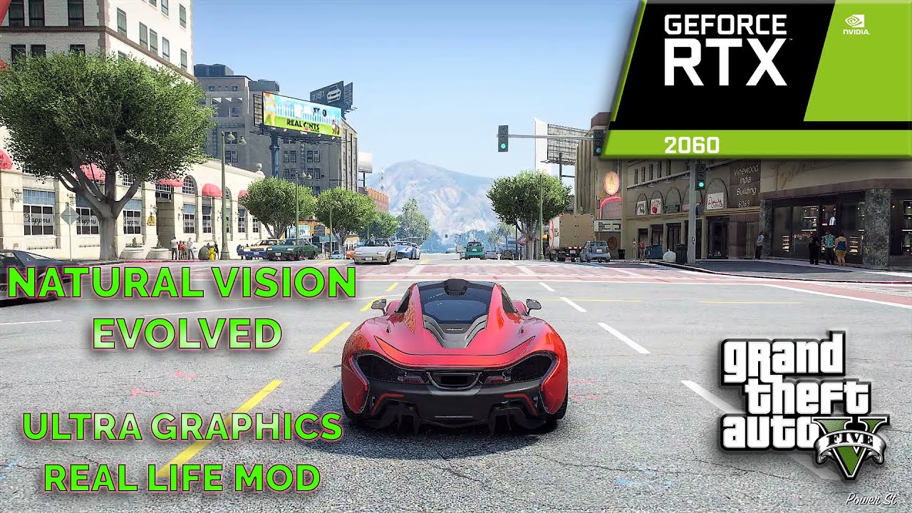 GTA V - BEST ULTRA REALISTIC GRAPHICS 🔥 NATURALVISION EVOLVED II RTX ...