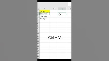 excel shortcut key || copy /paste #excel