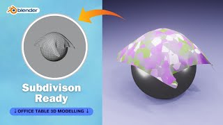 Cloth Simulaton 3D Modelling Subdivision Ready in Blender 3.5 by INDUSTRIAL CAD TUTORIALS 27 views 1 month ago 5 minutes, 29 seconds