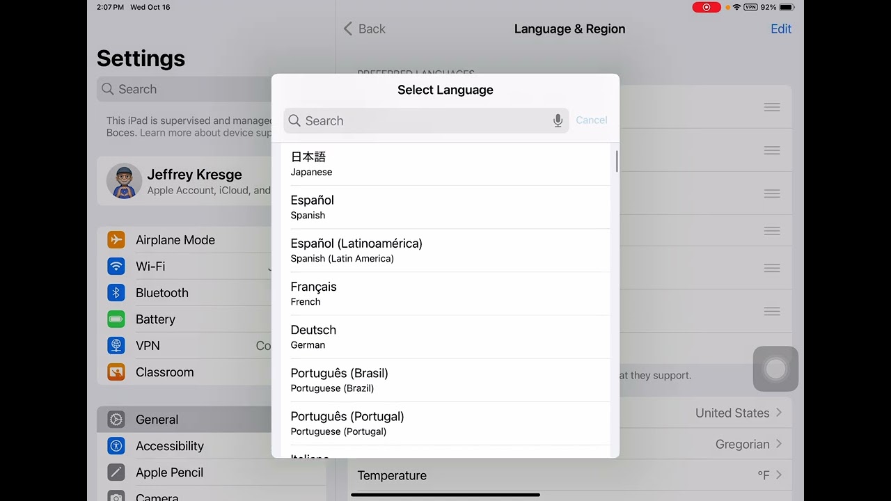 iOS 18: Adjust Language Settings on iPad - YouTube