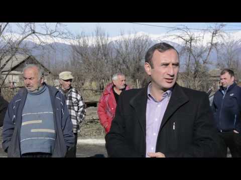 კახა ჯამბურია სოფელ მშვიდობიანის მოსახლეობას შეხვდა.