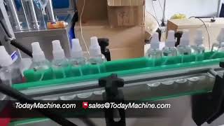 Automatic 6 Heads Servo Hot Sauce Pump Honey Paste  Paste Peanut Butter Bottle Filling Machines
