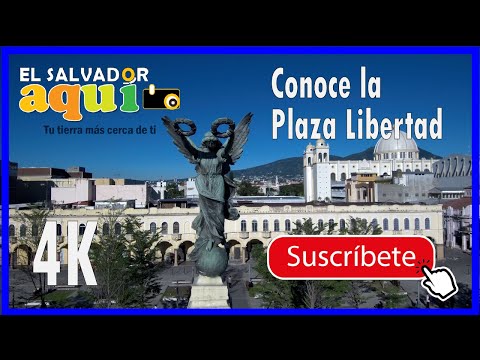 Plaza Libertad - Centro Histórico de San Salvador - en 4k