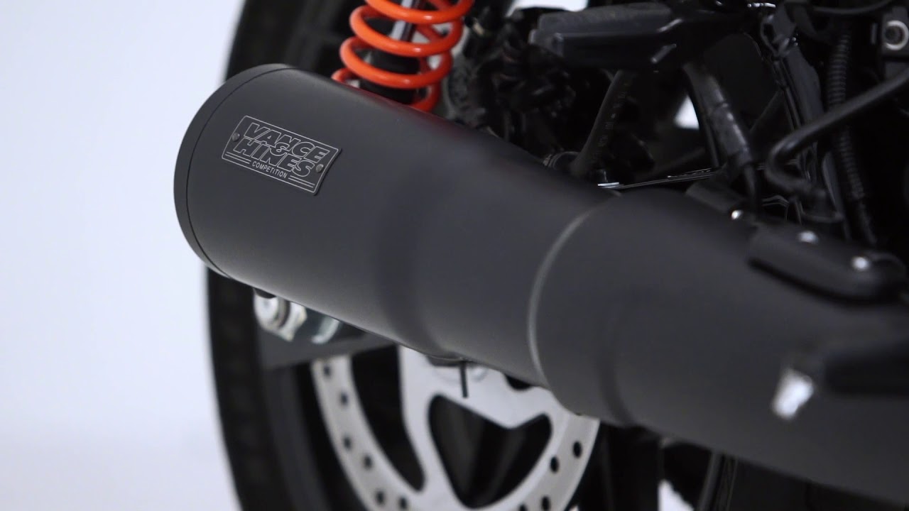 ハイアウトプット スリップオンマフラー ブラック Vance&Hines Hi-Output Slip-On Mufflers Black /  パインバレー VANCE&HINES STREET750 STREET ROD マフラー本体 HI-OUTPUT スリップオン ブラック バンス バイク