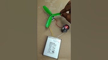 Running an Electronic System Directly on a Battery #shorts #dcmotor #experiment