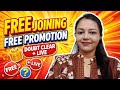 Free joining, free promotion Sab Kuchh free jaldi Join karo