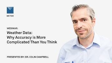 Webinar—Weather data: Why accuracy is more complicated than you think
