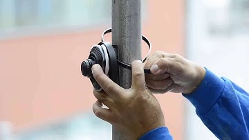 Mounting tip: Pole mounting an AXIS M3005-V Network Camera | kitcamera