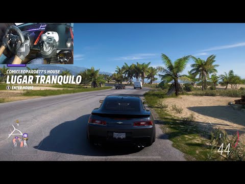 Chevrolet Camaro : Forza horizon 5 : Intel Arc A770 gpu : Logitech g920 gameplay